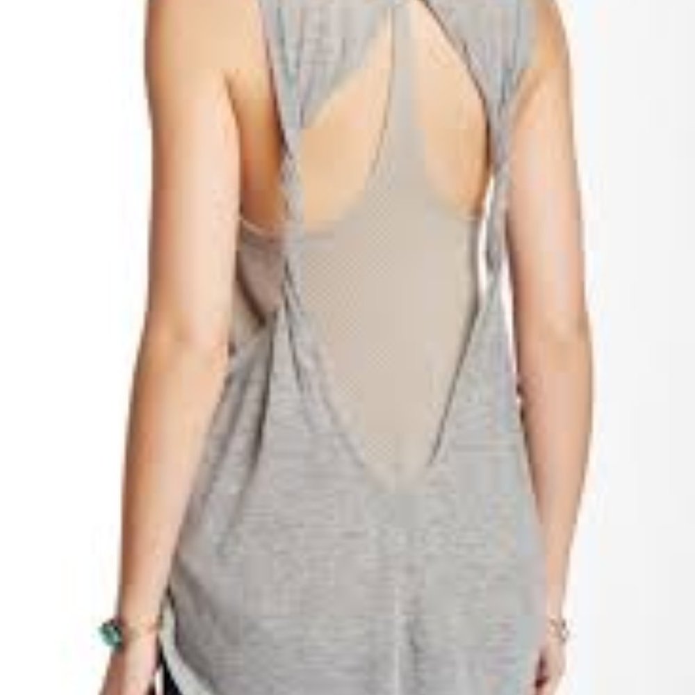 NWT free people Jersey Twist Back Tank